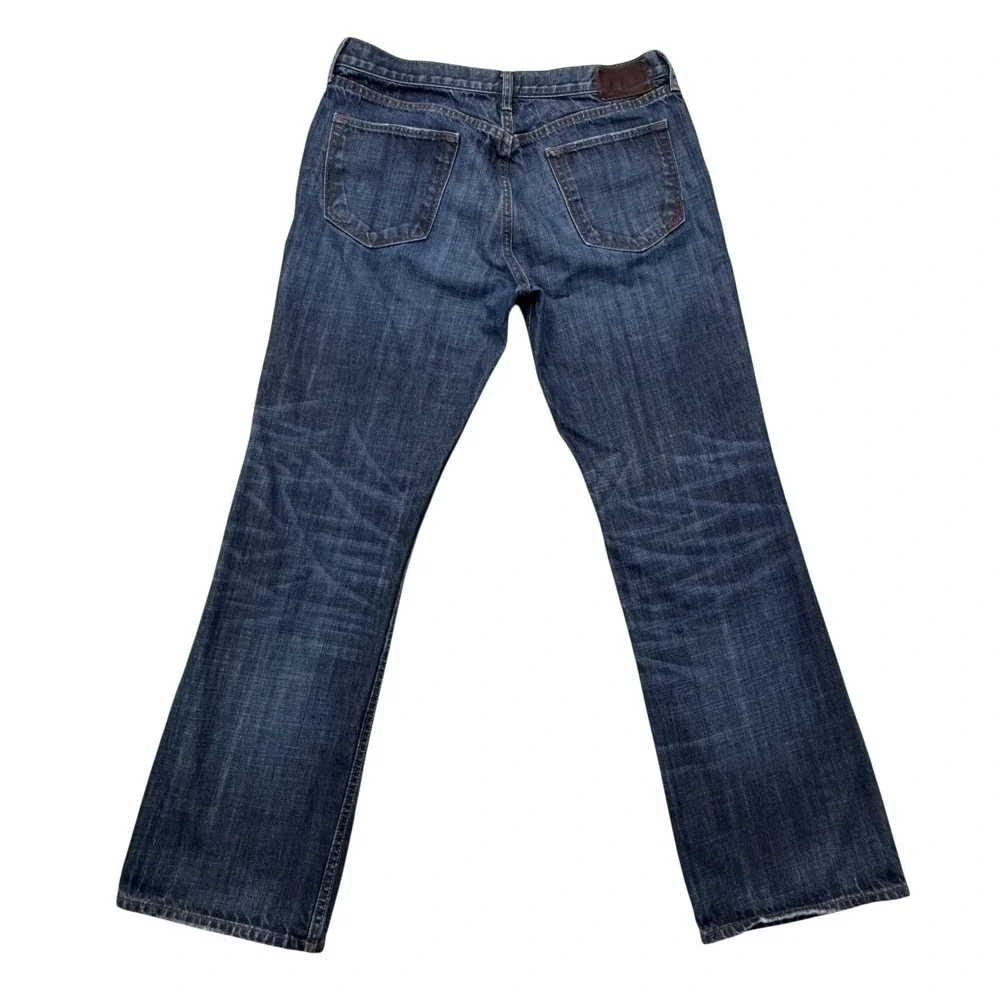 Banana Republic Y2K Bootcut Jeans Dark Wash Normcore Americana Western Men 34x32